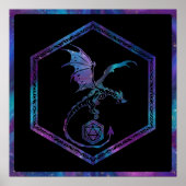 RPG龍 | ネブラファンタジー卓上ゲーマーサイコロ ポスター (正面)