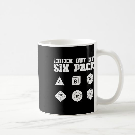 RPG おれのシックスパック見てくれ Funny ゲーマー 男子 コーヒーマグカップ (右)