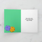 RPG ゲーム用サイコロ、ボード、ファンタジーゲーム パーソナライズ カード (内部)