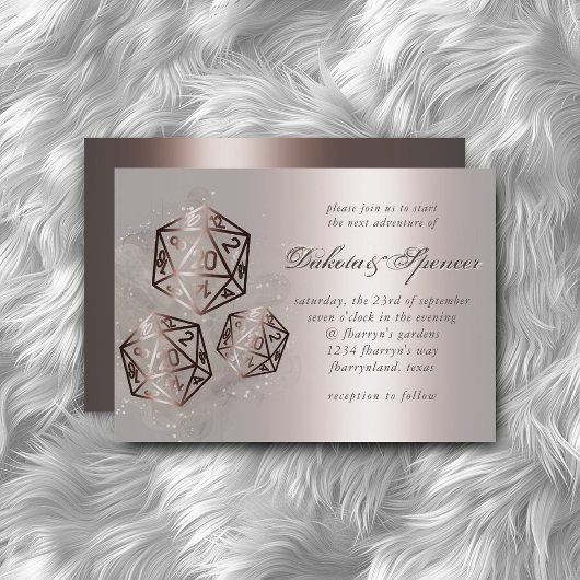 RPG スプラッシュ | カッパー シーン ファンタジー テーブルトップ ゲーマー 招待状