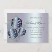 RPG スプラッシュ | ネイビー シーン ファンタジー テーブルトップ PnP ゲーマー 招待状 (正面)