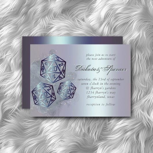 RPG スプラッシュ | ネイビー シーン ファンタジー テーブルトップ PnP ゲーマー 招待状