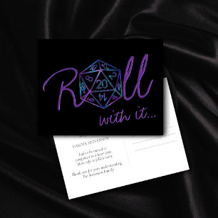 RPG Dice   Nebula Tabletop Roleplayer Date Change ポストカード