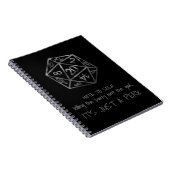 RPG DMユーモア | ファンタジーパーティーを殺すのはペルクだ ノートブック (右側)