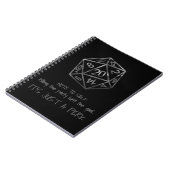 RPG DMユーモア | ファンタジーパーティーを殺すのはペルクだ ノートブック (左側)