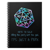 RPG DMユーモア | ホロ殺しパーティーはペルク ノートブック (正面)