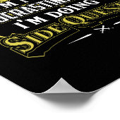 Rpg Gamer I'm Doing Side Quests - Casual Crew Neck ポスター (角)