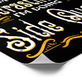 Rpg Gamer Not Procrastinating Side Quest Funny Men ポスター (角)