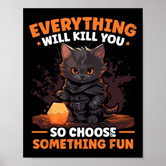 Rpg Gaming Role Playing D20 Tabletop Games Funny R ポスター (正面)