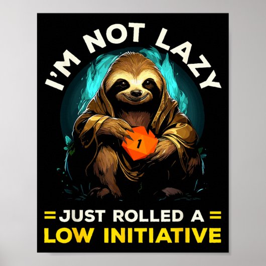 Rpg Gaming Role Playing D20 Tabletop Games Funny R ポスター (正面)