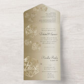 RPG Luxe | ゴールドファンタジーテーブルトップPnPゲーマーのメインコース オールインワン招待状 (内側)