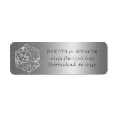 RPG Luxe | ファンタジー シーン テーブルトップ ゲーマー アドレス ラベル (正面)