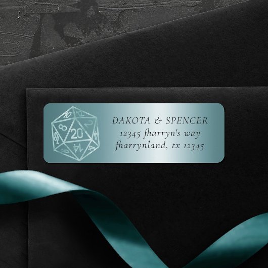 RPG Luxe | 水の幻想 テーブルゲーム プレイヤー宛 ラベル