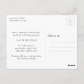 RPG Luxe | Mauve Fantasy テーブルトップゲーマー 日程変更 ポストカード (裏面)