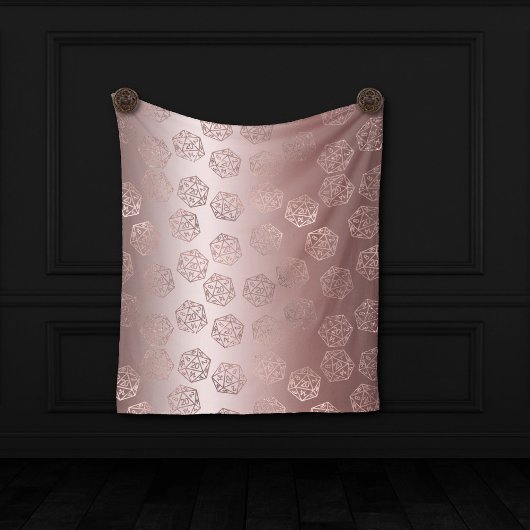 RPG Luxe | Mauve Fantasy Tabletop Dice Photo Booth タペストリー
