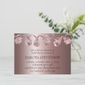 RPG Luxe | Mauve Sheen Tabletop Gamer Dice ライト 招待状 (スタンド正面)