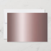 RPG Luxe | Mauve Sheen Tabletop Gamer Dice ライト 招待状 (裏面)