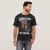 RPG Role Play  Idea Valentine's Day Gamer Couple C Tシャツ (正面フル)