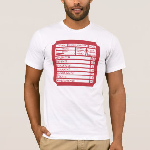 RPG stats Tシャツ