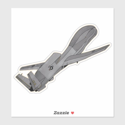 RQ-4グローバルホーク、偵察UAV航空機 シール (シート)