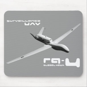 RQ-4全体的なタカ マウスパッド
