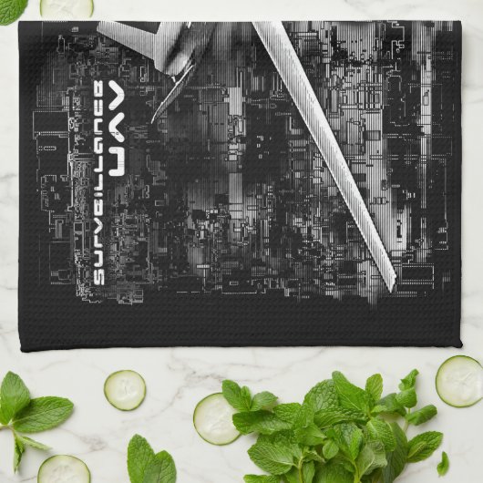 RQ-4 Global Hawk キッチンタオル (折り畳み)