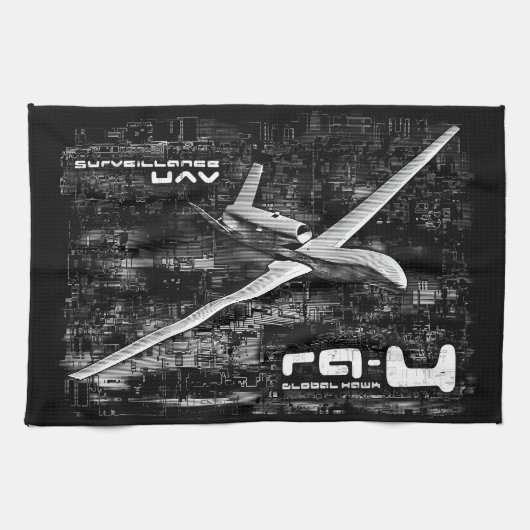 RQ-4 Global Hawk キッチンタオル (横)