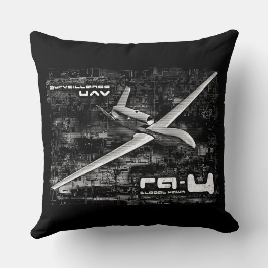 RQ-4 Global Hawk クッション (裏面)