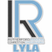 RRカンプ応援車デカール シール (正面)