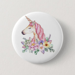 Rround Unicornボタン自表現身デザイナー 缶バッジ