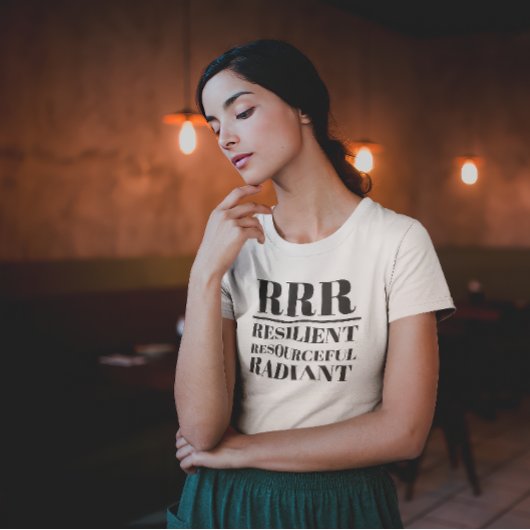 RRR – 耐障害性、リソース性、放射能 Tシャツ