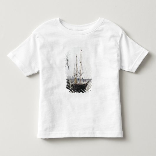 RRSの発見を用いるテムズ川の眺め トドラーTシャツ (正面)