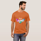 RSエンジェル浮きハート Tシャツ (正面フル)
