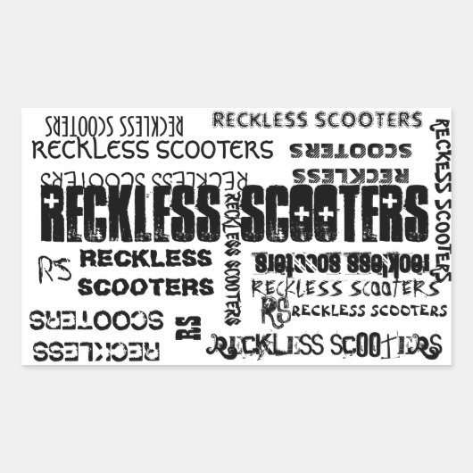 RSシール 長方形シール (正面)