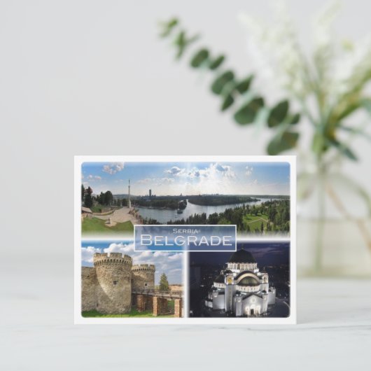 RSセルビア – ベオグラード – ポストカード (スタンド正面)