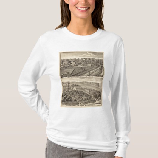 RSヒューストンおよびWCの白の酪農場 Tシャツ (正面)