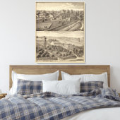 RSヒューストンとWCホワイトの酪農場 キャンバスプリント (インサイチュ (寝室))