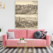 RSヒューストンとWCホワイトの酪農場 キャンバスプリント (インサイチュ (リビング))