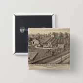 RSヒューストンとWCホワイトの酪農場 缶バッジ (正面&裏面)