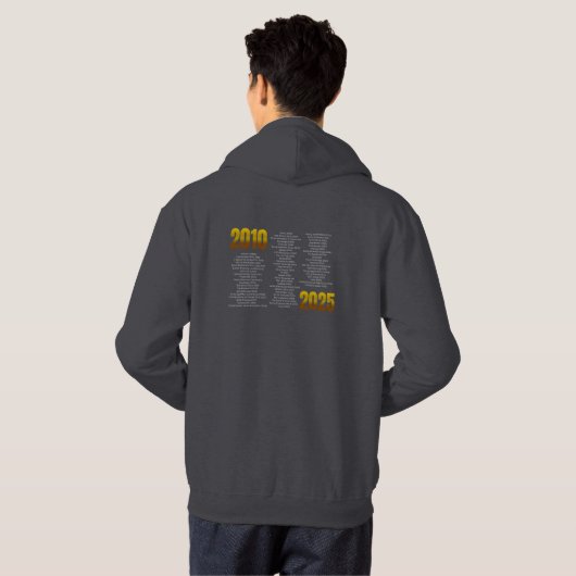 RS 15th Anniversary Sweatshirt WITH Show History パーカ (裏面フル)