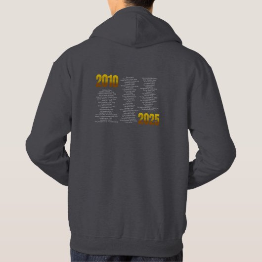 RS 15th Anniversary Sweatshirt WITH Show History パーカ (裏面)