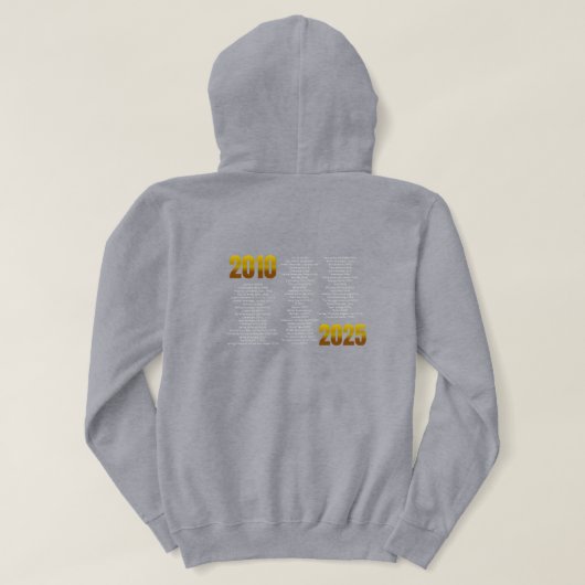 RS 15th Anniversary Sweatshirt WITH Show History パーカ (デザイン裏面)