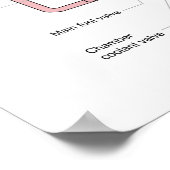 RS-25宇宙シャトルメインエンジン図 ポスター (角)