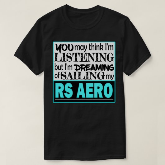 RS Aeroセーリング2 Tシャツ (デザイン正面)