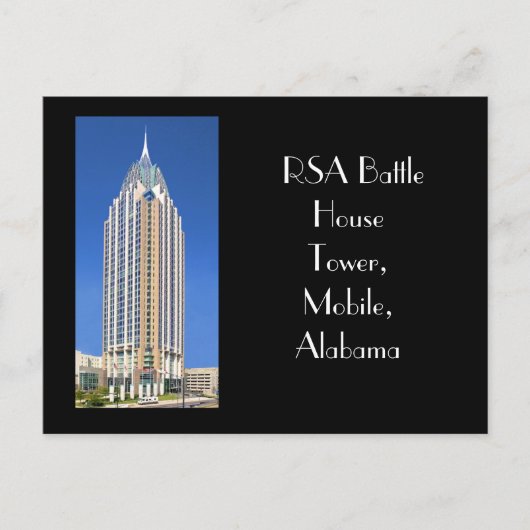 RSA Battle House Tower, Mobile, Alabama ポストカード (正面)
