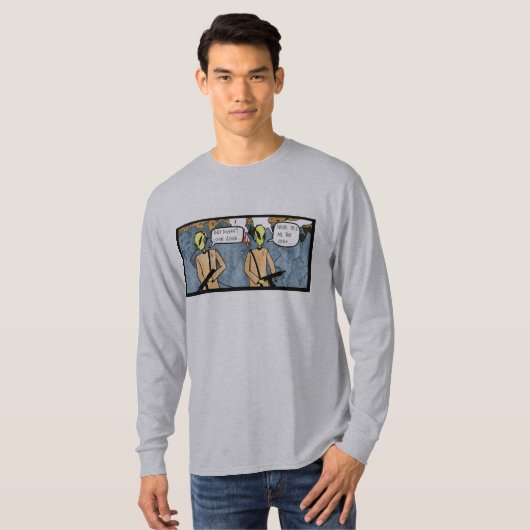 RSAlienは「決して告げません私に確率を… 「 Tシャツ (正面フル)