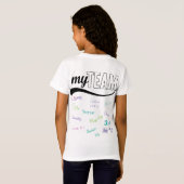 RSC U10の女の子は都市を横断します Tシャツ (裏面フル)