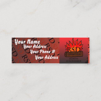 RSDの名刺 スキニー名刺