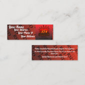 RSDの名刺 スキニー名刺 (正面/裏面)