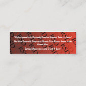 RSDの名刺 スキニー名刺 (裏面)